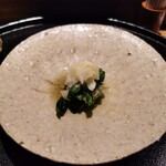 薪鳥新神戸 - 菜の花ソテー　鬼おろし