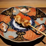 薪鳥新神戸 - 高原比内　肩　自家製ハリッサ