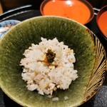 薪鳥新神戸 - ご飯味変その２　かんずりと生姜