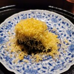 薪鳥新神戸 - 焙りブロッコリー　チェダーチーズ