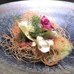 十皿 - 五島列島天然クエムニエル　ポロ葱ソース