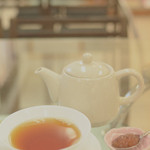 志摩ローズファーム　カフェ - 紅茶　バラジャム添え