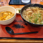 Kurahachi Udon - かけ＆玉子丼セット