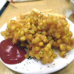 須賀乃湯 - コーンかき揚げ（350円）