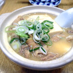 須賀乃湯 - 名物！ もつ煮込み（400円）