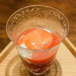 おにく 花柳 - ヨーグルトあいす あまおう