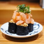 Sushi To Oden Ninoya - いかめんたい納豆