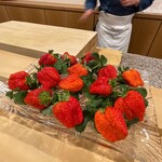 勢麟 - 紅ほっぺ そのままと蜂蜜を掛け二粒