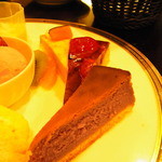 カフェ＆ダイニング Chef's Palette - 紅芋やイチゴのケーキ