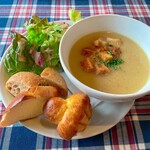 CAFE KOCSI - 本日のスープセット 850円