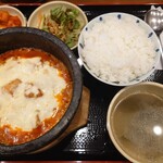 韓国料理 扶餘 - チーズダッカルビ定食