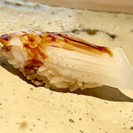 菊鮨 - ④ソデイカ〜もちもちとした甘味と食感。