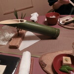 花仙庵 仙仁温泉 岩の湯 - 食前酒