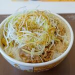 すき家 - 白髪ねぎ牛丼　並盛　570円