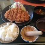 楽一楽座 - ロースカツ定食