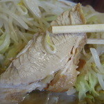 ラーメン二郎 - ★ちょっと豚が小さ目でした