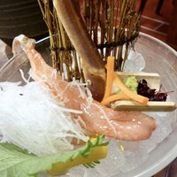 かに道楽 新宿本店 - カニのお刺身！