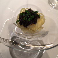 代官山ASO チェレステ 二子玉川店 - キャビアの冷製カッペリーニ
                    (Cold capellini with caviar)