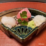 御料理 寺沢 - 星鰈､本鮪 中ﾄﾛ､槍烏賊