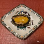 御料理 寺沢 - 蝦夷鮑の飯蒸し