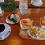 矢道茶房 - ブレンドコーヒー（モーニングサービス付き）400円
おにぎり（鮭）