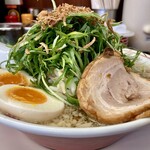 ラーメン魁力屋 - 「復刻 九条ねぎ肉玉ラーメン」1,089円也。