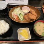 Cho Inomi Izakaya Mattari - カキフライ定食600円