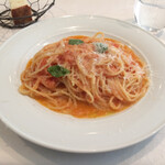 VIA Brianza - 甘いトマトソースのスパゲッティ