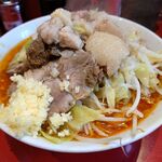 ラーメン二郎 - 小ラーメン+SK２枚