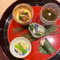 天ぷらnuu nuu - 前菜から上品でおいしい。
