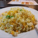 中華料理 祥龍房 - エビ炒飯のアップ