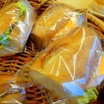 パン工房・夢雲 - ●フランスパンサンド@150