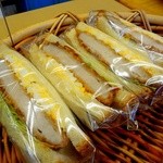 パン工房・夢雲 - ●カツサンド@230