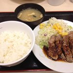 松屋 - トンテキ定食630円♪（第一回投稿分①）