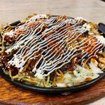 みっちゃん - そば玉青じそトッピング（一味マヨネーズ）