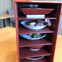 日本橋浅田 - 五段弁当６０５０円。五段弁当。わくわく