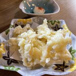 太鼓判亭 - するめいかの天ぷら、簡単で旨かったから家でも試そうかな