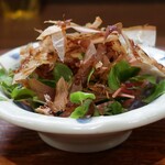 桶家乃隠居 - 蕎麦菜 ソーダガツオ