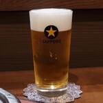 桶家乃隠居 - サッポロ黒ラベル生ビール