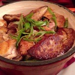 地鶏とフォアグラのココットご飯