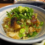 まるや本店 - 2杯目、薬味をかけて。
      
      
      