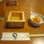 まるや本店 - ビールをチェイサー替わりに、3杯も飲んじゃいました～。
      
      