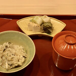 霞町 やまがみ - 鮎ご飯