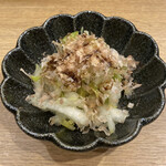 Sumibi to sake senbondori - 白菜浅漬け(おかか和え)