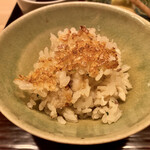 霞町 やまがみ - お焦げ