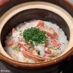 御料理 寺沢 - 越前蟹のかにめし