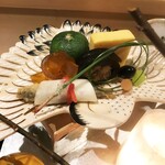 銀座 しのはら - 羽をひろげた鶴の器