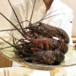 銀座 しのはら - 伊勢海老登場