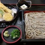 道の駅 いながわ そばの館 - 天笊蕎麦♪小鉢・蕎麦豆腐