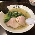 Tempuu - 和風ラーメン　平打ち麺　濃いめ